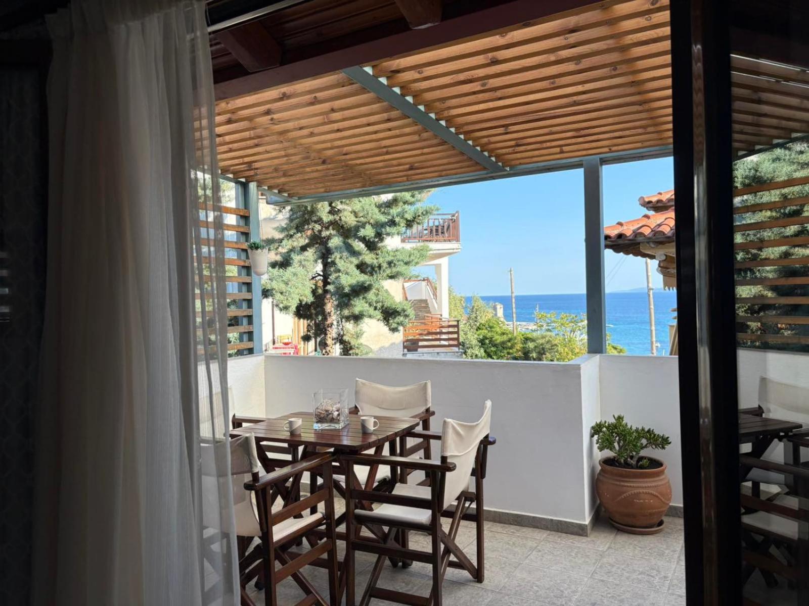 Pansion Katerina Aparthotel Ouranoupoli Buitenkant foto